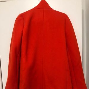 Red Italian wool Jcrew peacoat